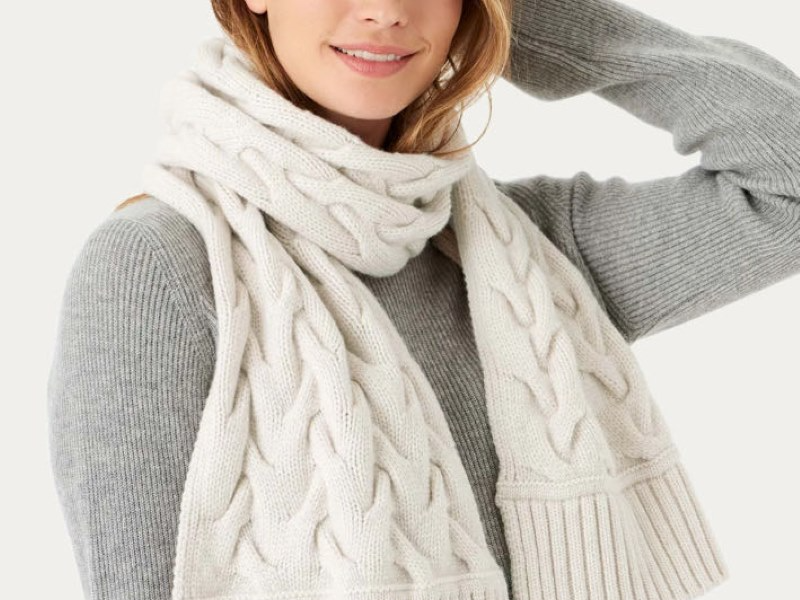 Warm Pure Color 100 Cashmere Winter Scarf