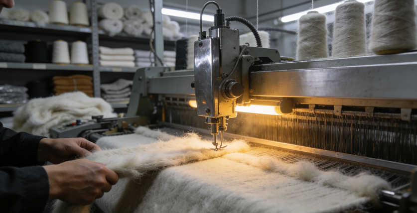 Fine processing of cashmere