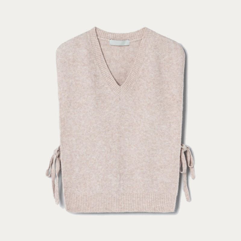 Ladies’ New Style V-Neck Pure Cashmere Vest Sleeveless Women Cashmere Sweater