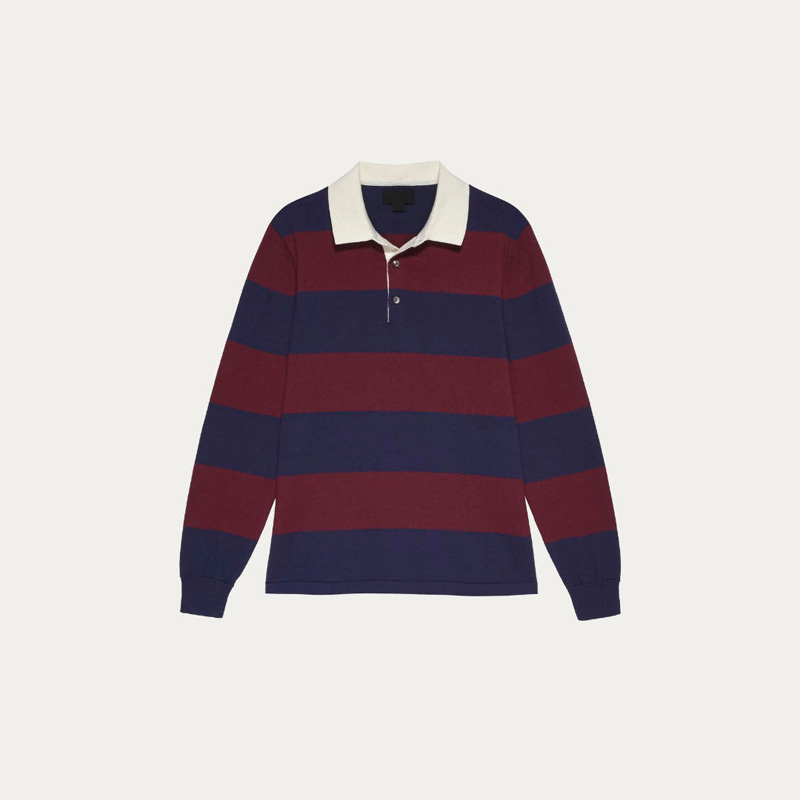 Männer Hastings Striped Confortabel Liichtgewiicht Polo Sweater