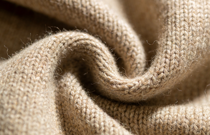 Cashmere yarn structure
