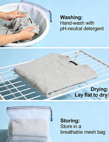 Summer cashmere washing-care
