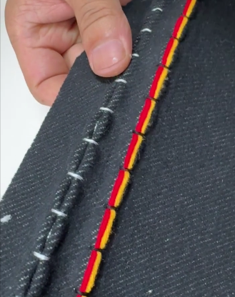 Cord embroidery craftsmanship