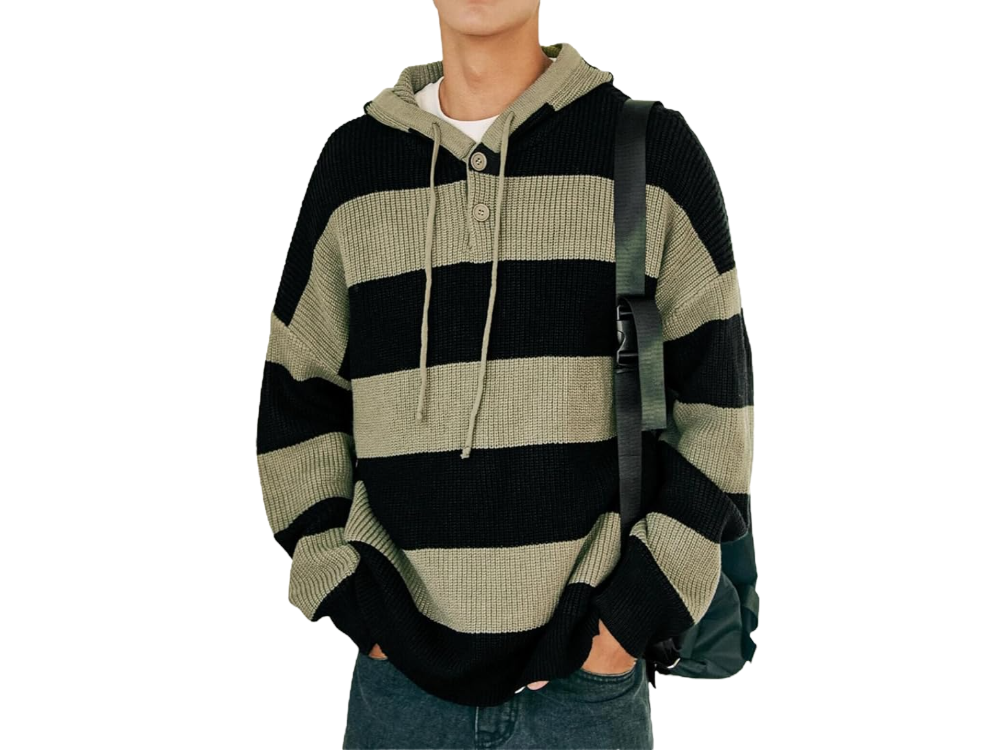 Transformable-hooded-knit-pullover