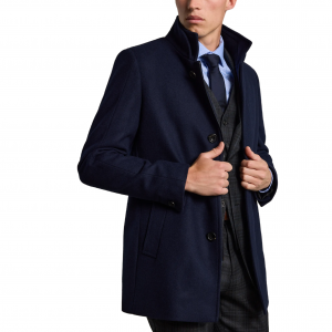 Men’s Merino Wool Car Coat – Modern...