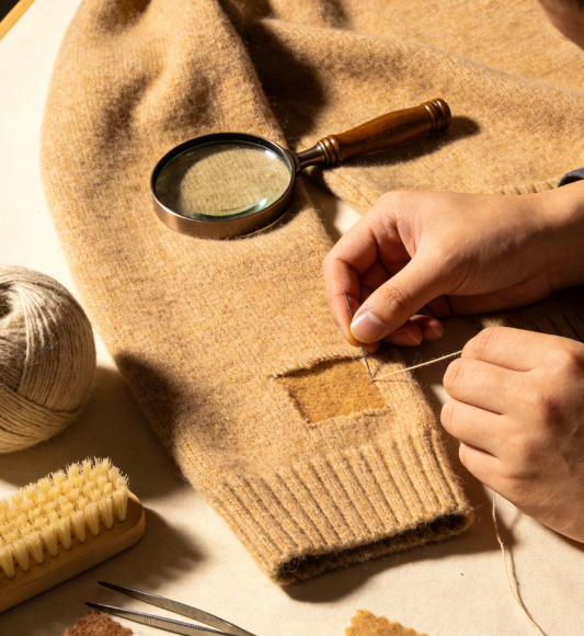 Repair the sweater