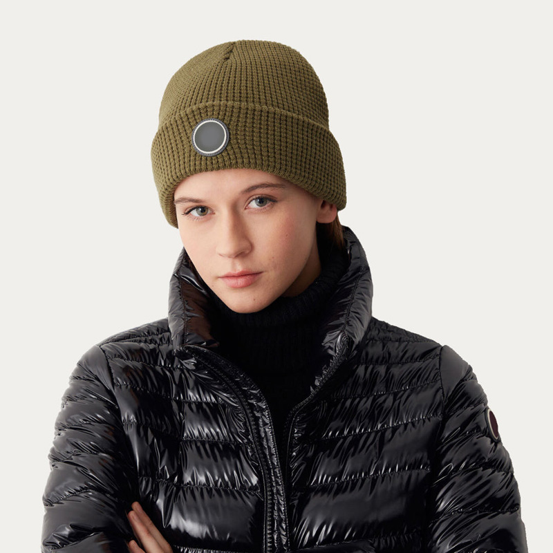 Cappellu di Waffle Casuale Gratuitu Pure Cashmere Accessory Clim Fredu per Usu Quotidiano Ciclismo Pesca Ski Pattern Image